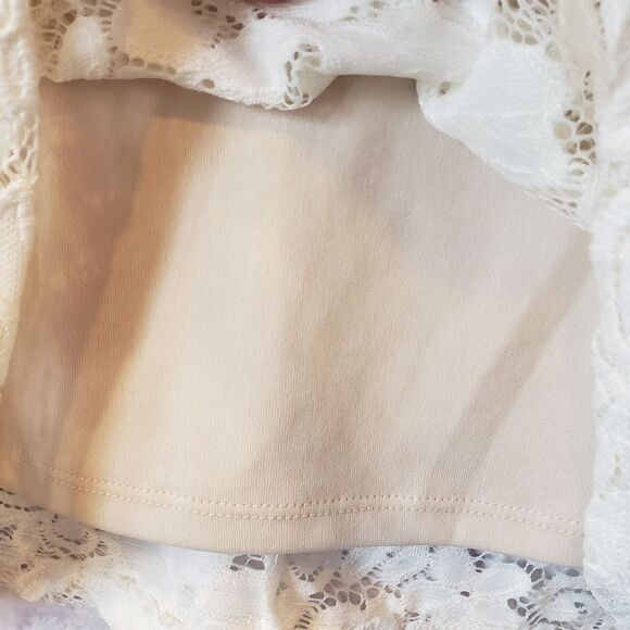 TIANA B. Lace Short-sleeve Sheath Dress Medium - Picture 2 of 9